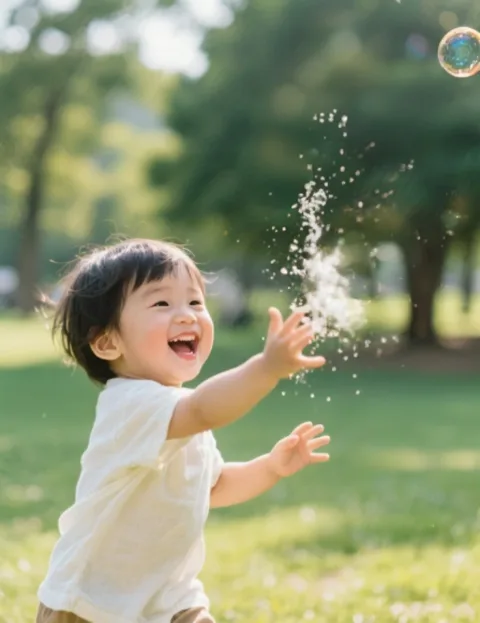 Remove the bubbles from the image
