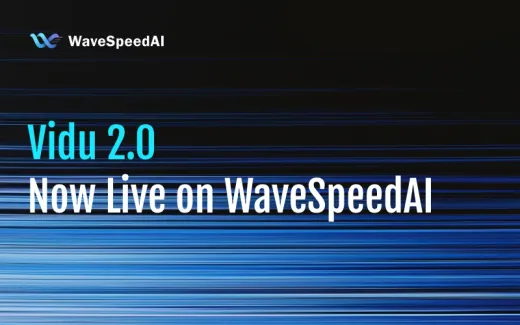 Vidu 2.0 Now Live on WaveSpeedAI: A New Generation of Controllable Video Generation Models