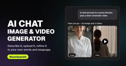 WaveSpeedAI AI Chat: Create and Edit Images and Videos by Chatting