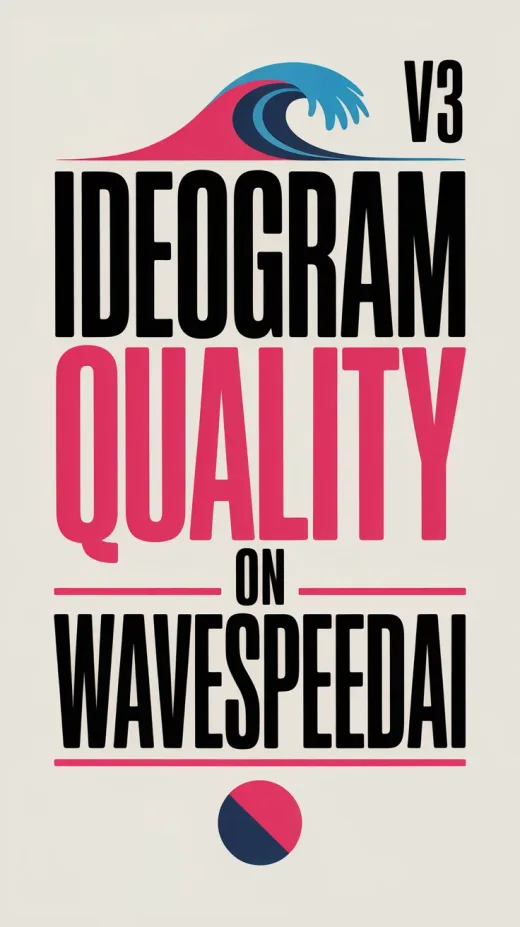 Presentamos Ideogram V3 Quality en WaveSpeedAI