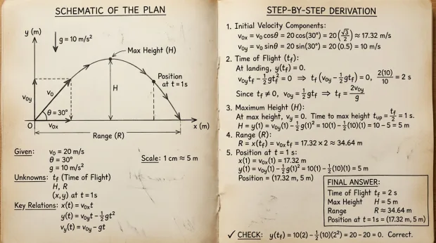Please create a solution layout for a mathematics problem with a paper-texture backgrou… — Image generated by Nano Banana Pro Text-To-Image API