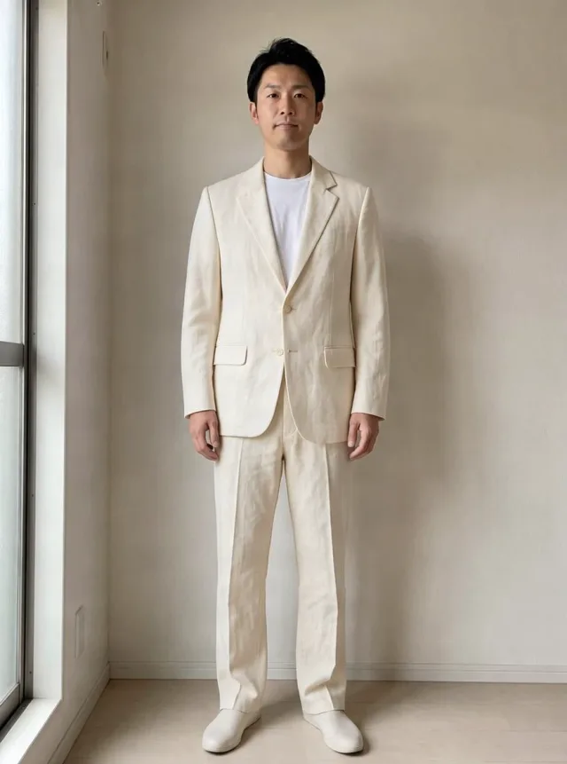 Linen suit