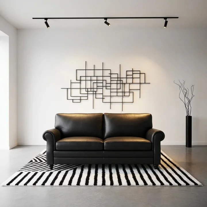 Place the sofa from Figure 2 into Figure 1, and blend the light and shadows.
The model merges these items into one cohesive interior scene, matching perspective, light direction, and color temperature automatically. For visual designers, this means realistic "in-context" images for furniture, décor, and home living categories — without 3D staging or studio photography.